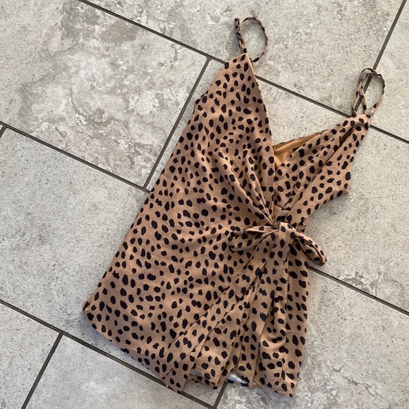 Forever 21 Pants - Animal Print Romper